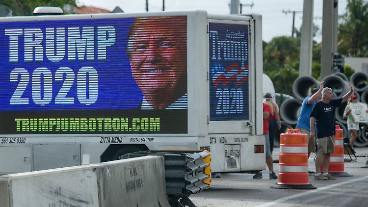 Donald Trump ist bereits wieder im Wahlkampfmodus. Die US-Börsen bewegt das nur wenig.