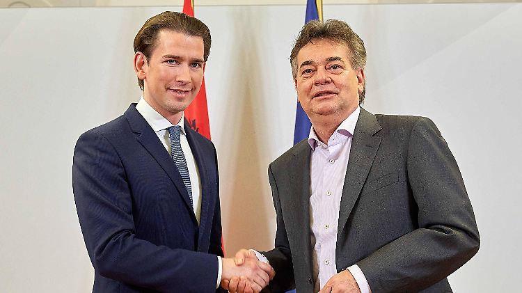 Bald-Kanzler Sebastian Kurz und sein künftiger Vize Werner Kogler.