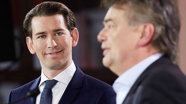 Sebastian Kurz und Grünen-Chef Werner Kogler