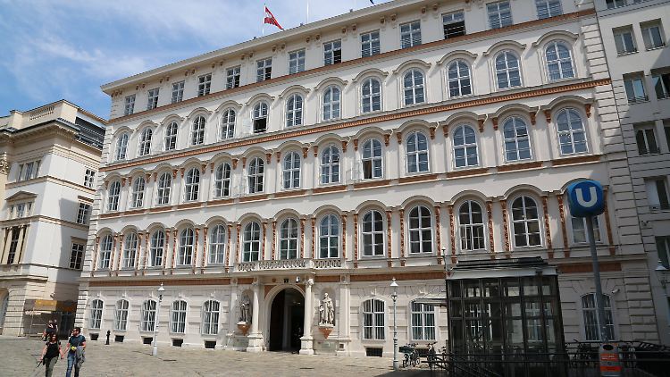 Das Gebäude des Außenministeriums in Wien.