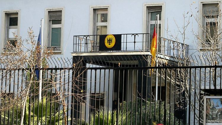 Die deutsche Botschaft in Teheran (Archivbild).