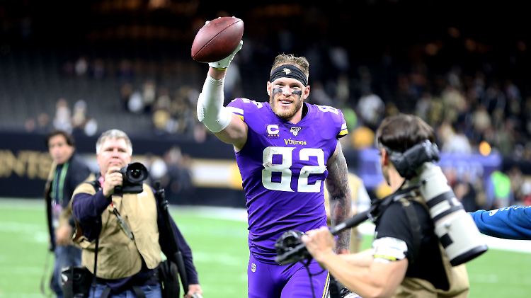 Kyle Rudolph markierte den entscheidenden Touchdown.