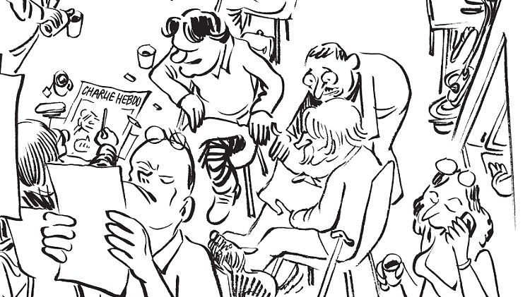 "Charlie Hebdo": An eine bunte Truppe, humorvoll und streitlustig, erinnert sich Luz.