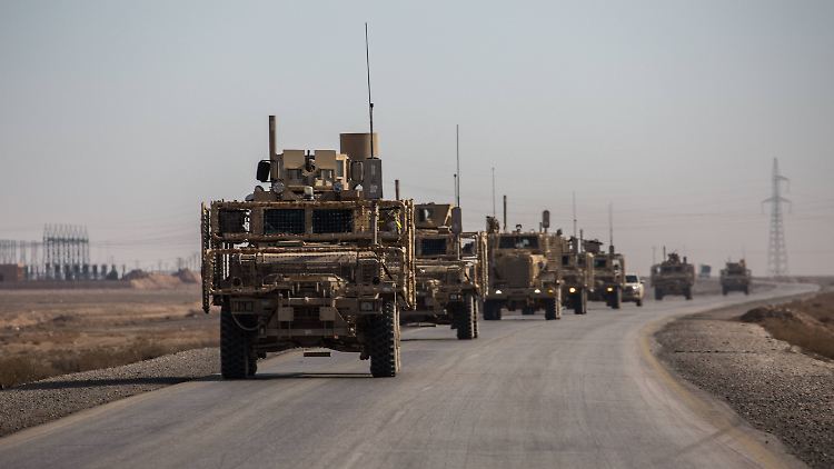 Konvoi der US-Armee im Irak.