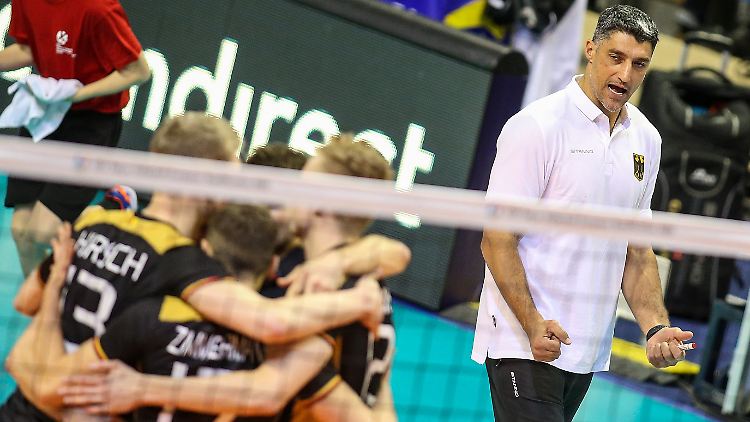 Rotation gegen Slowenien, nun zählt es wieder für Deutschlands Volleyballer.