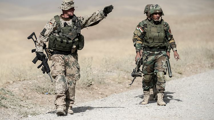Bundeswehrsoldaten im Irak.