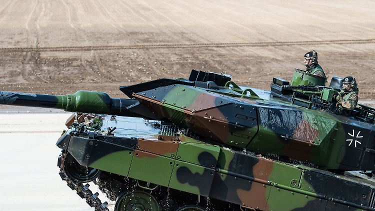 Auch Leopard-Panzer gehören zu den exportierten Kriegswaffen.