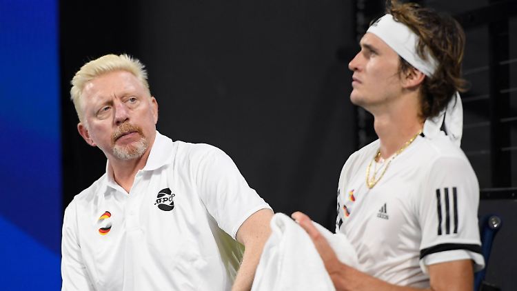 Boris Becker (links) freut sich auf das Olympia-Finale und fordert Gold von Alexander Zverev.