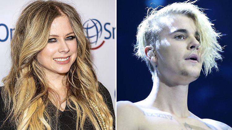 Leiden beide unter Lyme-Borreliose: Avril Lavigne und Justin Bieber.