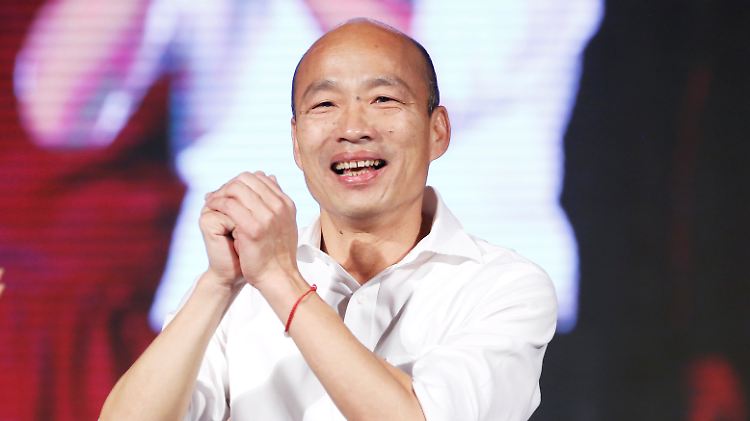 Han Kuo Yu von der Kuomintang-Partei will die Beziehungen zu Peking wieder aufwärmen.