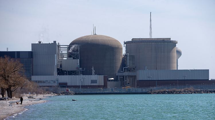30 Kilometer vom Stadtzentrum der Millionenmetropole Toronto entfernt: Blick auf das Akw Pickering.