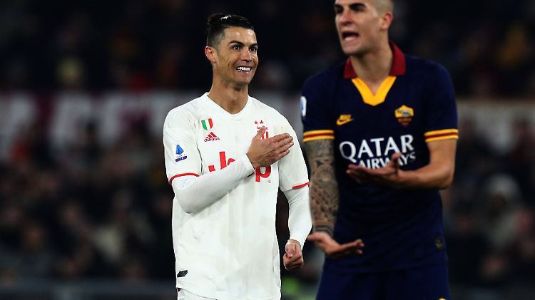 Hat er getroffen? Natürlich hat er getroffen, der Cristiano Ronaldo.