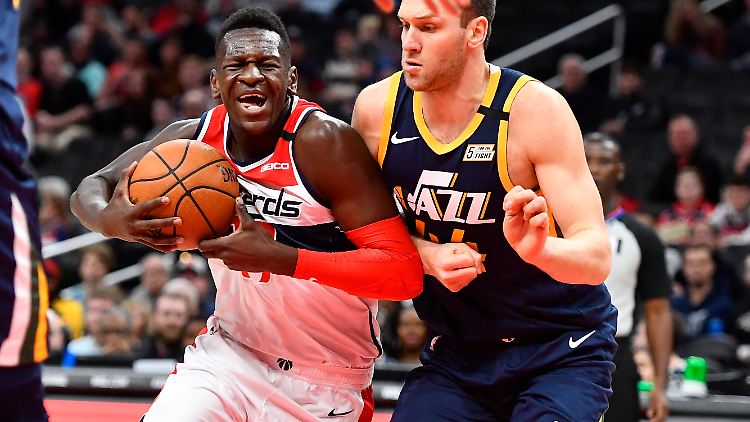 Isaac Bonga kam gegen die Jazz auf vier Punkte, sieben Rebounds und zwei Assists.