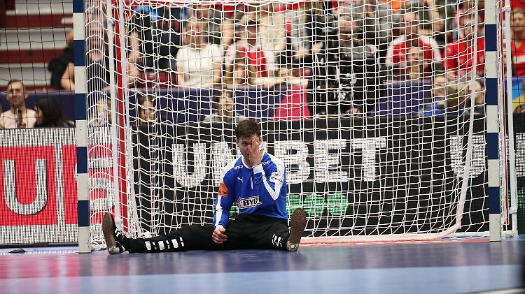 Dänemarks Niklas Landin haderte mit dem Ergebnis. Auch der Torwart des THW Kiel konnte dem Weltmeister und Olympiasieger nicht zum ersten Sieg bei der EM verhelfen.