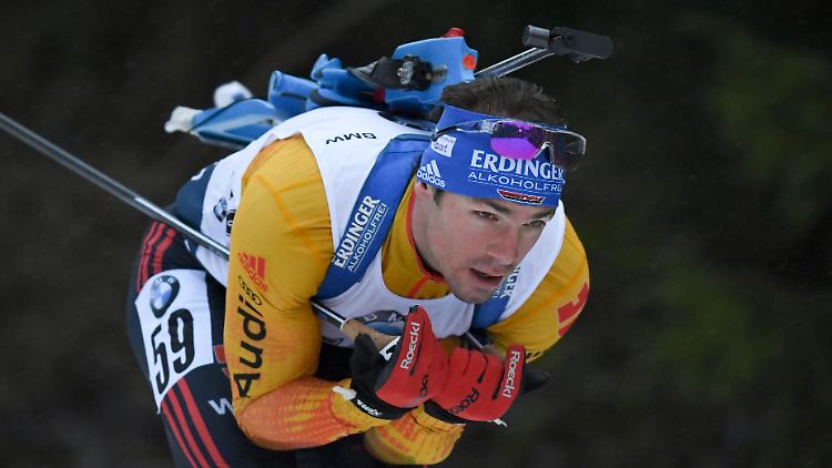Simon Schempp enttäusche in Oberhof vor allem in der Loipe.