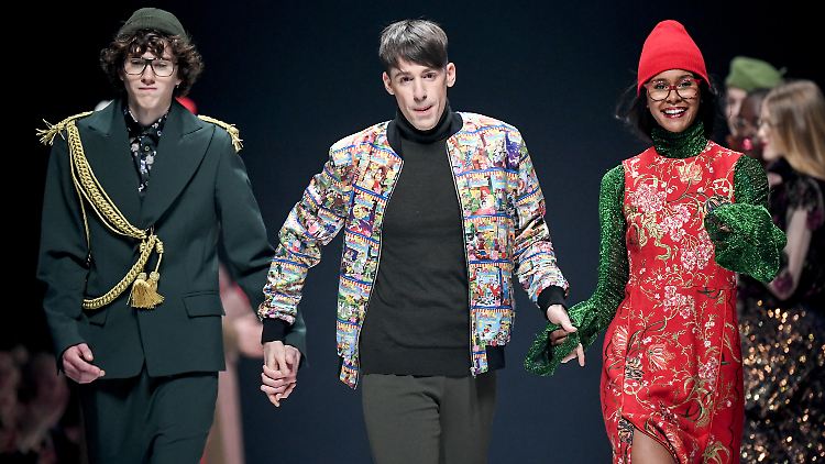Geschafft - mit "Hänsel und Gretel" auf dem Catwalk.