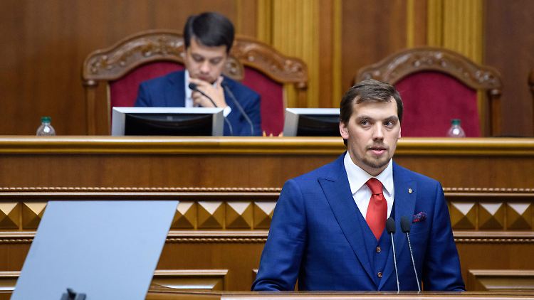 Junges Gesicht an der Spitze der Regierung: Oleksii Gontscharuk.