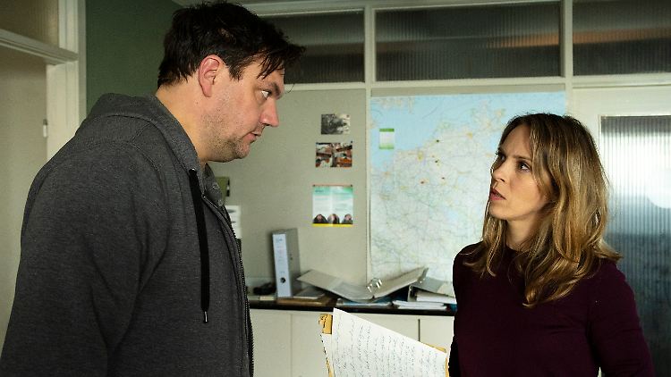 Nicht ihr bester Fall: Alexander Bukow (Charly Hübner) und Katrin König (Anneke Kim Sarnau).
