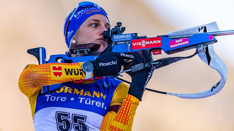 Wenig treffsicher: Vanessa Hinz.