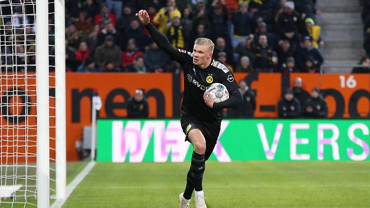 Erling Braut Haaland kam, sah und siegte im ersten Spiel für Borussia Dortmund.