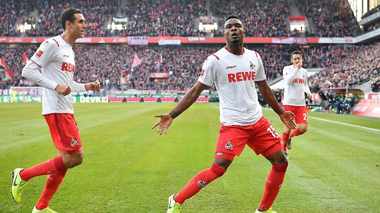 Jhon Cordoba traf zweimal beim vierten Kölner Sieg in Serie.