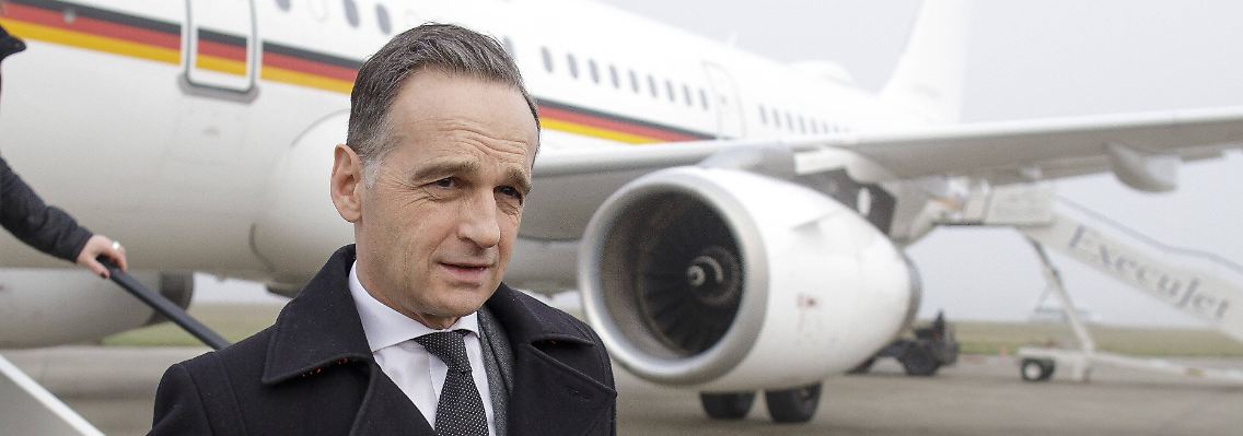 Für Heiko Maas geht es noch nicht um Militäreinsätze für Libyen.
