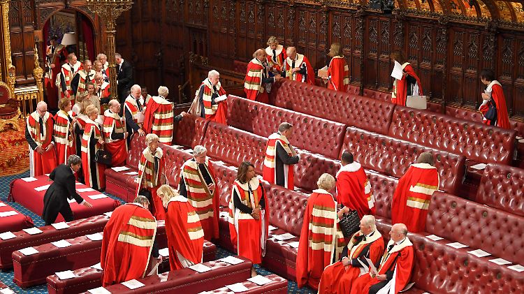 Die Mitglieder des House of Lords (hier im Oktober 2019) sind nicht gewählt. Etwas zu sagen haben sie trotzdem.