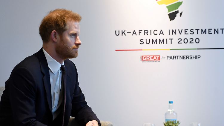 Harrys vorerst letzter offizieller Auftritt in Großbritannien.