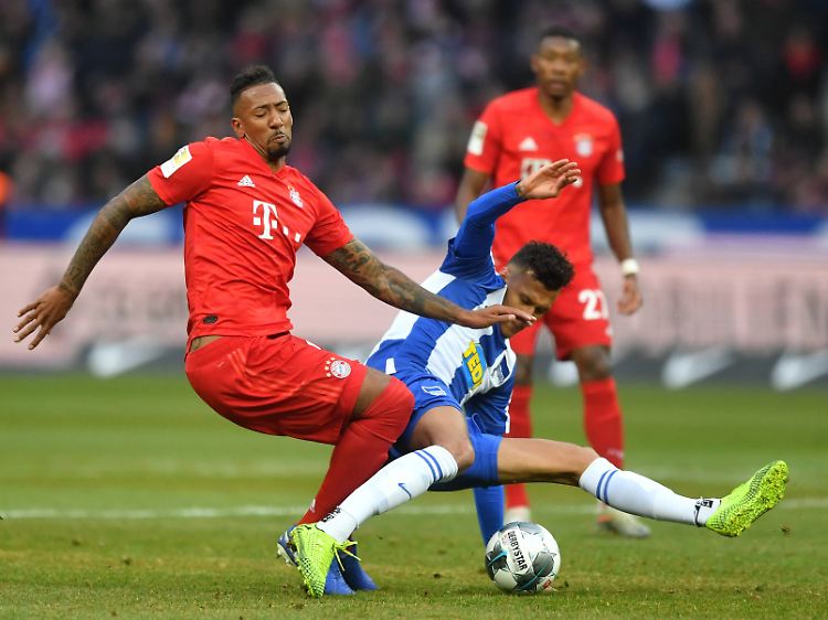 Beim Sieg gegen Hertha BSC spielte Jérôme Boateng, aber er will den FC Bayern lieber verlassen.
