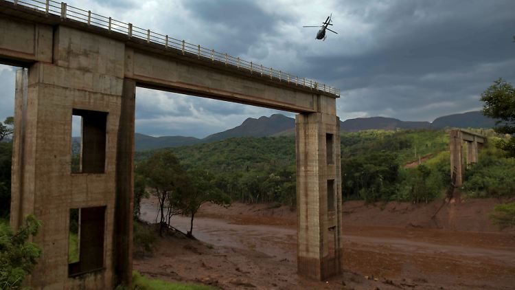 Verheerender Staudammbruch im brasilianischen Brumadinho vor einem Jahr: Noch immer werden elf Menschen vermisst.