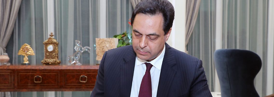 Ministerpräsident Diab soll kurz vor dem Rücktritt stehen.