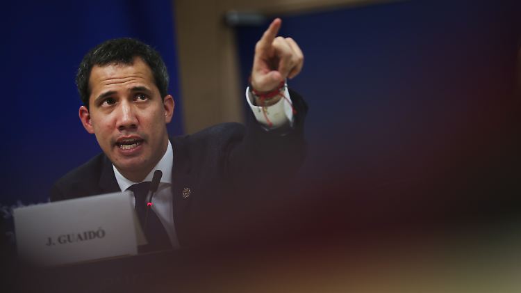 Guaidó fordert die EU auf, den Druck auf Maduro zu erhöhen.