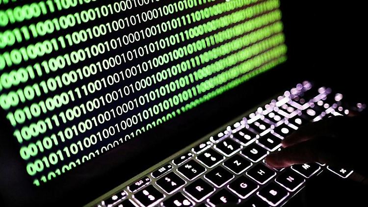 Auf dem Bildschirm eines Laptops ist der Binärcode zu sehen. Foto: Oliver Berg/dpa/Archiv