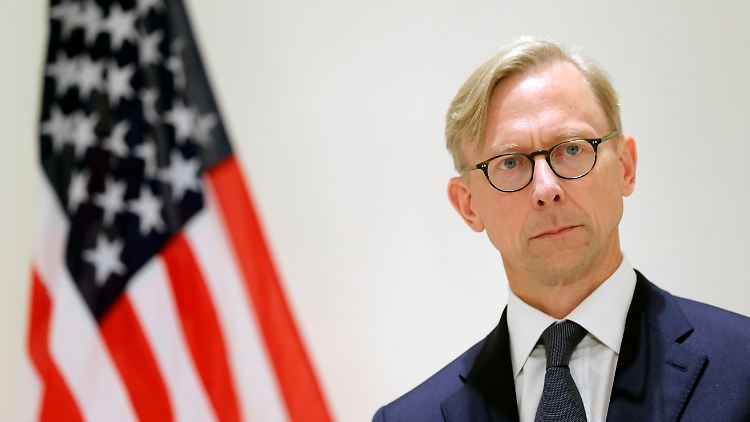 Der US-amerikanische Sondergesandte für den Iran, Brian Hook, droht Soleimanis Nachfolger.