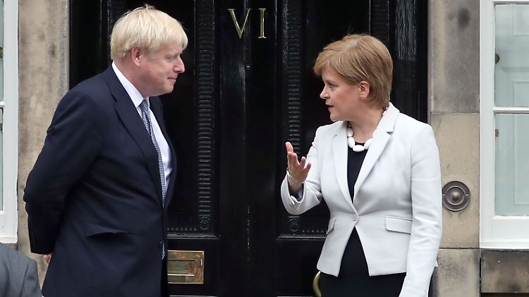 Johnsons Tories erzielten mit ihrem Pro-Brexit-Kurs keine guten Ergebnisse in Schottland.