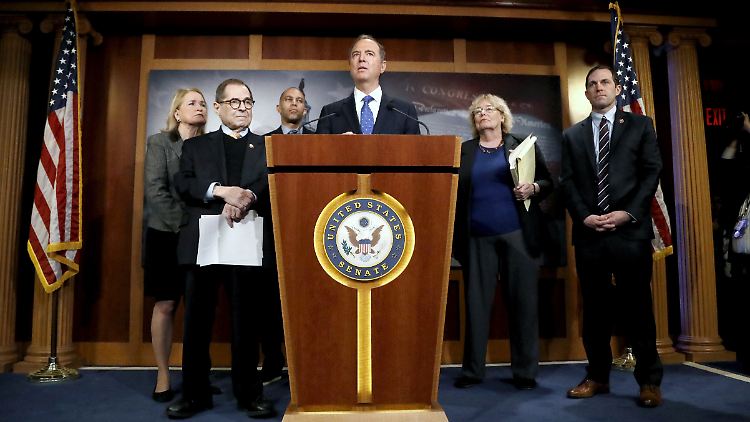 Adam Schiff hatte Trump als eine "Gefahr" für die Demokratie bezeichnet.
