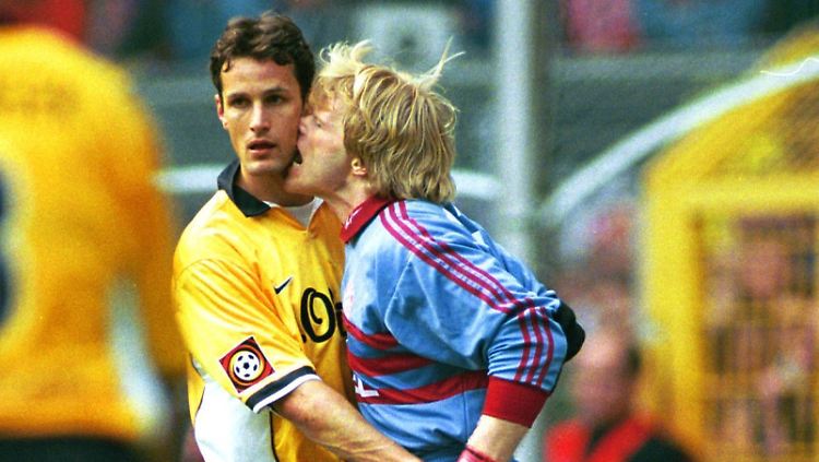 Heiko Herrlich bekam die Aggressivität von Oliver Kahn zu spüren.