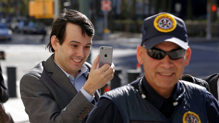 Uneinsichtig: Shkreli während des ersten Prozesses gegen ihn wegen Wertpapierbetrugs.