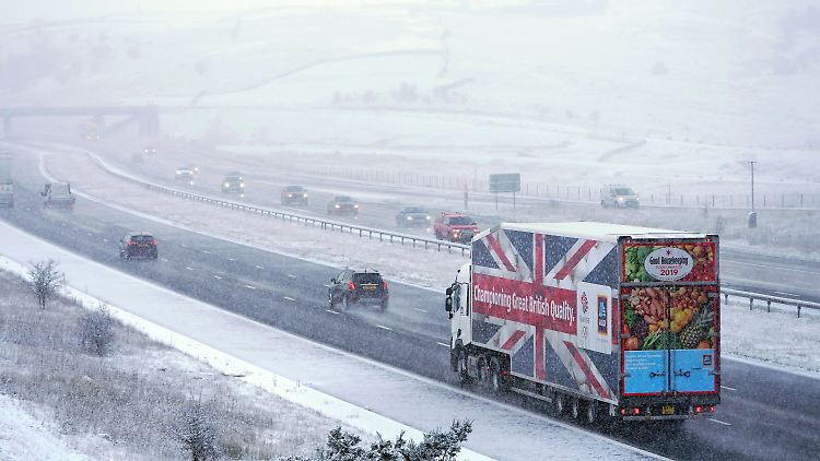 Winterliche Stimmung in Großbritannien.