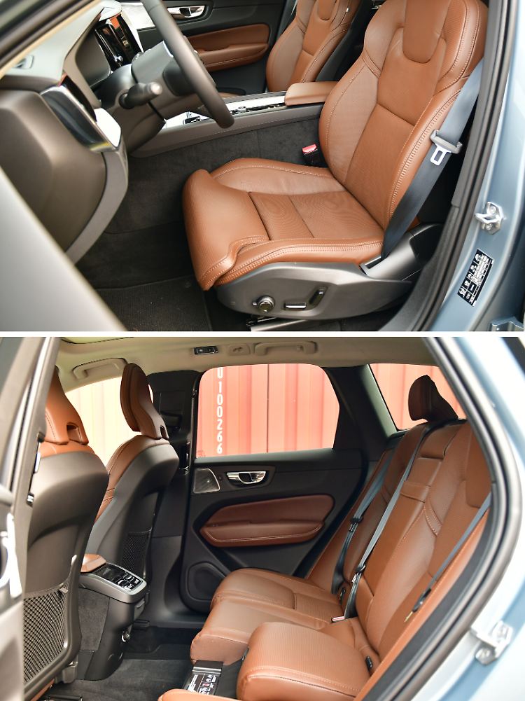 Die Sitze im Volvo XC60 sind unschlagbar und die integrierten Kindersitze im Fond ihre 270 Euro wert.
