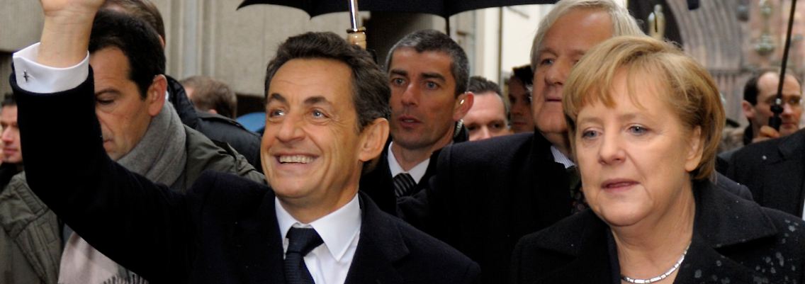 Umstrittenes Tandem: Frankreichs Präsident Sarkozy und Bundeskanzlerin Merkel.