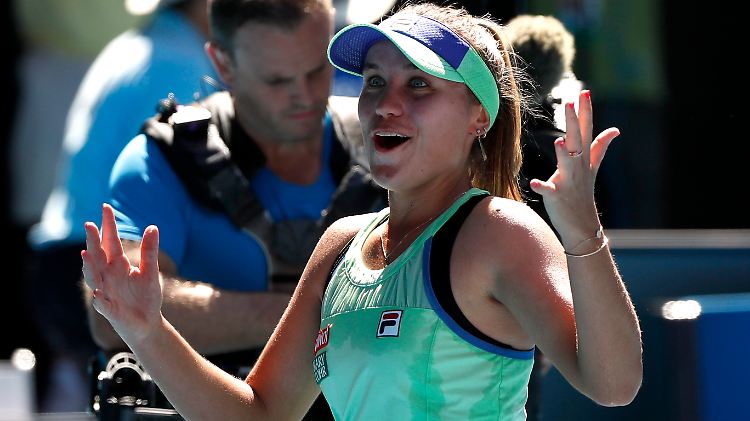 Kenin hat die Tennis-Weltranglisten-Erste Barty auf dem Weg ins Finale gestürzt.