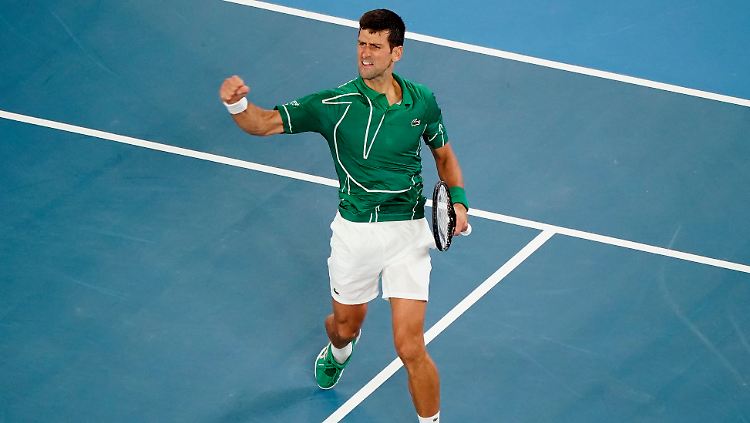 Novak Djokovic steht zum achten Mal in seiner Karriere im Finale der Australian Open.