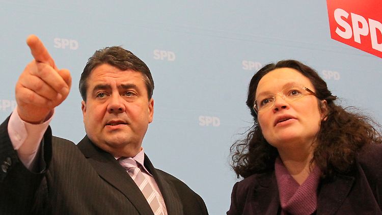 Die richtige Richtung? SPD-Chef Gabriel und Generalsekretärin Nahles.
