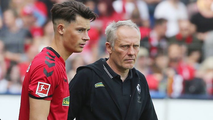 Streich (r.) will Koch (l.) offenbar nicht an Leipzig verlieren.
