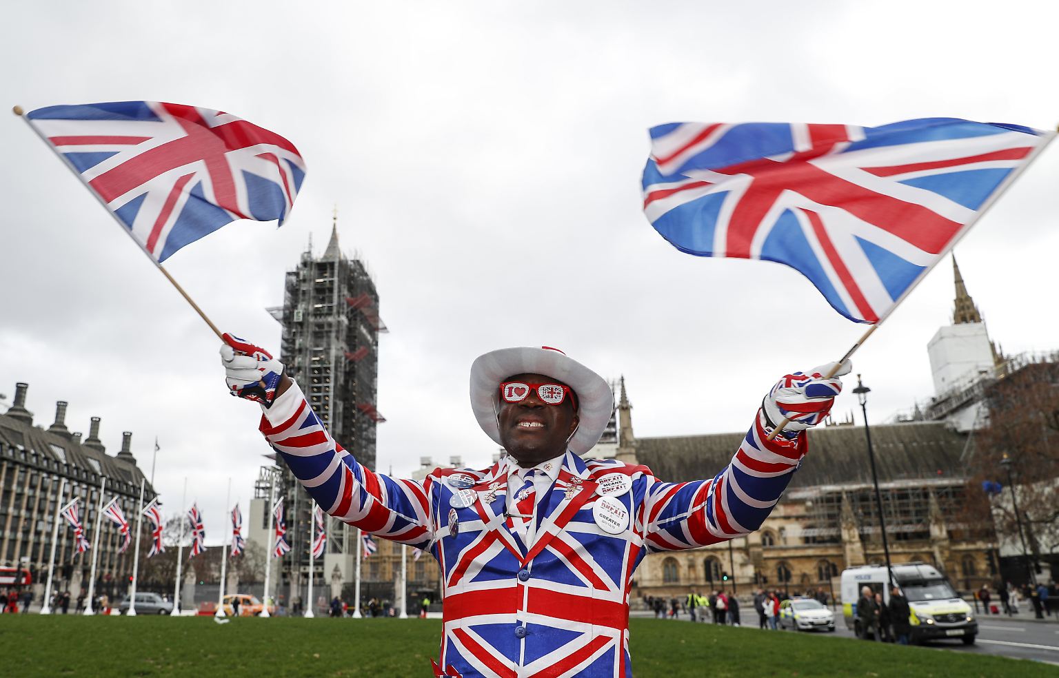Für manche Menschen in Großbritannien ist der 31. Januar ein Grund zu feiern ...