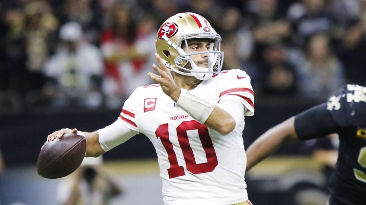 Jimmy Garoppolo steht vor dem ganz großen Wurf.