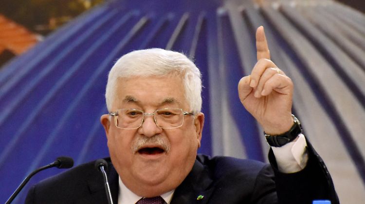 Der Nahostplan der USA sei eine "Verletzung der Abkommen von Oslo", kritisiert Palästinenserpräsident Mahmud Abbas.