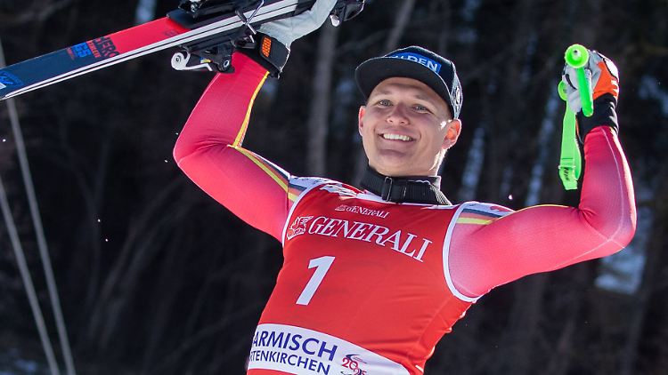Mit der Nummer eins auf die Eins: Thomas Dreßen.