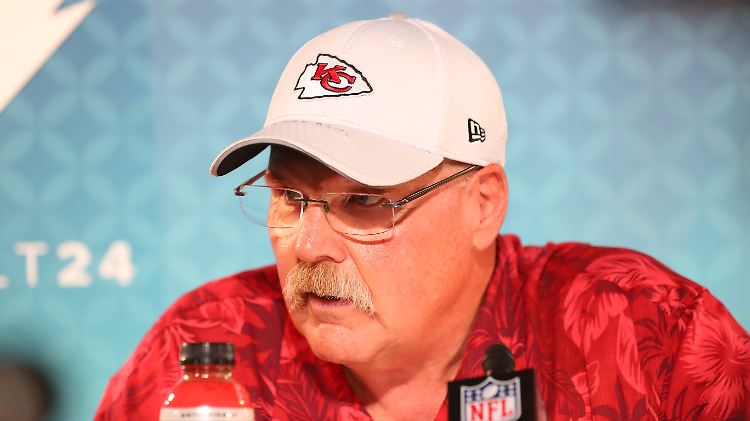 Andy Reid steht vor seinem zweiten Super Bowl. 2005 verlor er mit den Philadelphia Eagles gegen die New England Patriots.